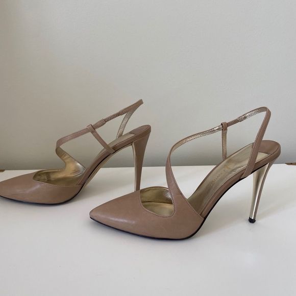 JOAN & DAVID “Annabeth” Nude Strappy Pump - Picture 4 of 16